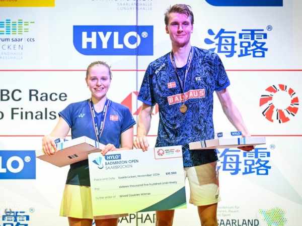 Jesper Toft/Amalie Magelund Kampiun Ganda Campuran Hylo Open 2024