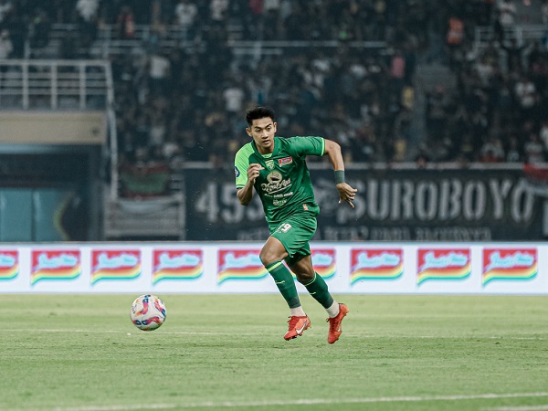 Malik Risaldi, salah satu pemain pilar Persebaya Surabaya yang tengah menjalani pemulihan cedera