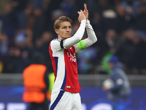 Kapten Arsenal, Martin Odegaard, baru saja kembali dari cedera