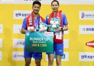 Gagal Atasi China, Dejan/Gloria Runner-up Korea Masters 2024