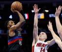 Hasil Piala NBA: Detroit Pistons Kalahkan Miami Heat 123-121 Via OT