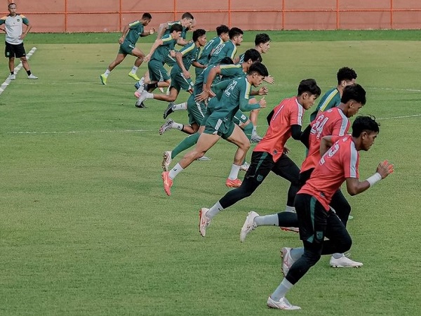 Latihan Persebaya Surabaya di masa jeda FIFA match day