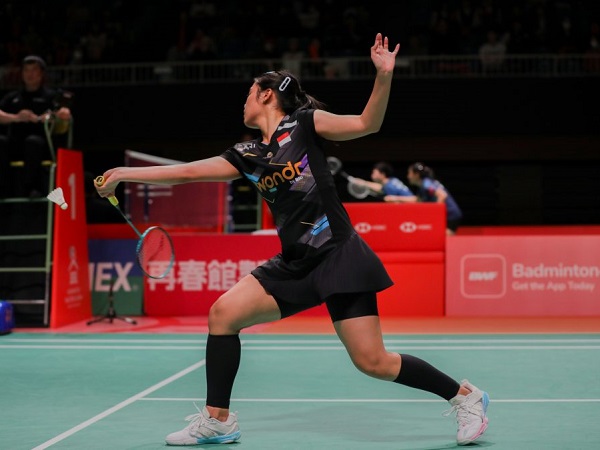 Gregoria Mariska Tunjung lega bisa lewati ronde pertama Kumamoto Masters 2024 dengan mulus.