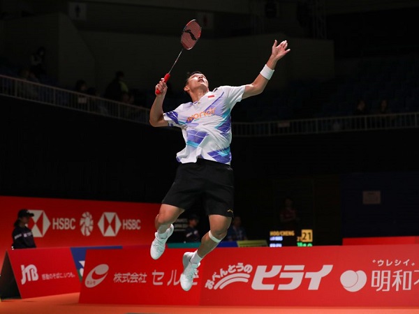 Jonatan Christie bermain tanpa beban di Kumamoto Masters 2024.