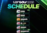 LIV Golf Dan European Tour Umumkan Jadwal Turnamen 2025