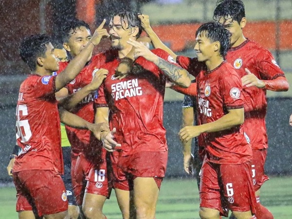 Pemain asing Semen Padang FC, Tim Martic mencetak satu gol di laga uji coba