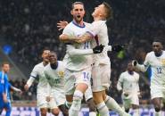 Dwigol Adrien Rabiot Bawa Prancis Kandaskan Italia 3-1