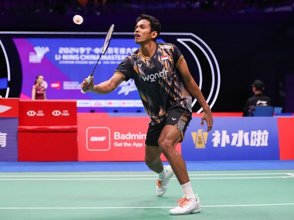 Chico Aura Dwi Wardoyo puas bisa putus tren negatif di babak 32 besar China Masters 2024.