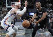 Hasil Piala NBA: San Antonio Spurs Bekuk Oklahoma City Thunder 110-104