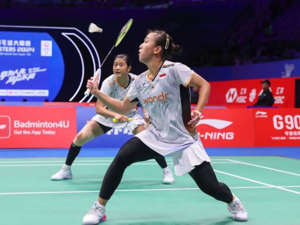 China Masters 2024: Lolos Perempat Final, Febriana/Amalia Lebih Nekat di Momen Kritis