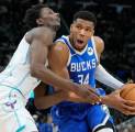 Hasil NBA: Milwaukee Bucks Hentikan Charlotte Hornets 125-119