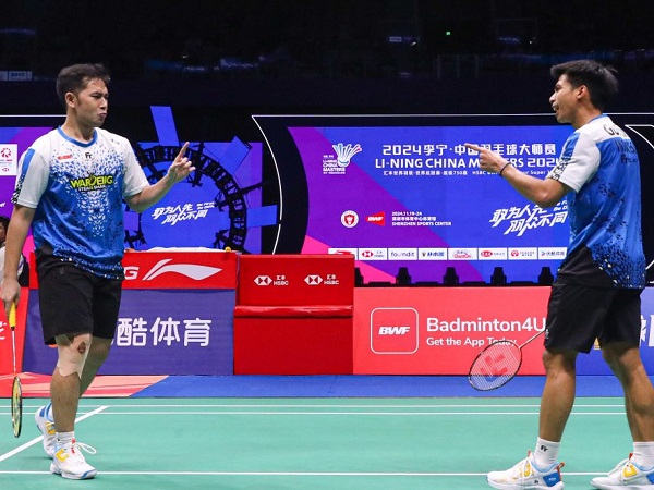 Sabar/Reza petik pengalaman berharga dari turnamen China Masters 2024.