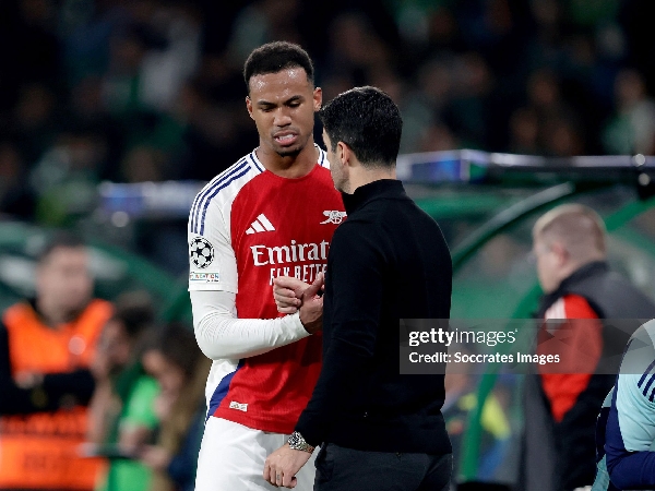 Gabriel Magalhaes dan manajer Arsenal, Mikel Arteta