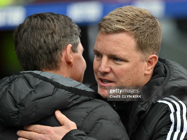 Oliver Glasner dan Eddie Howe