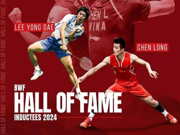 Chen Long & Lee Yong Dae Resmi Dilantik BWF Hall of Fame