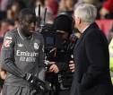 Carlo Ancelotti Konfirmasi Ferland Mendy Absen di Laga Kontra Atalanta