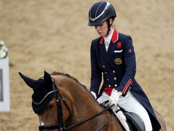 Charlotte Dujardin akan memenuhi syarat untuk berkompetisi lagi mulai Juli 2025. (Foto: AP)