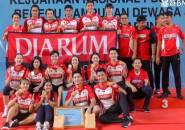 Sikat Exist Jawa Barat, Djarum Kudus Juara Beregu Kejurnas PBSI 2024