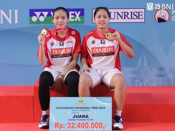 Anjani/Titis Kampiun Ganda Putri Kejurnas PBSI 2024