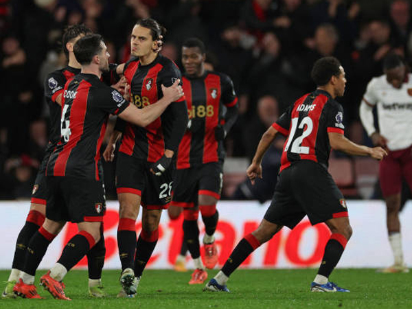 Bournemouth dan West Ham United Berbagi Poin, Enes Unal Jadi Pahlawan