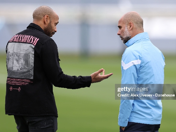 Thierry Henry Bela Pep Guardiola di Tengah Penurunan Performa Man City