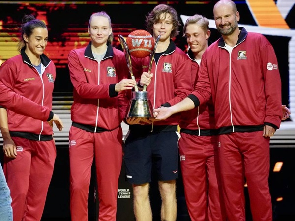 Aksi Heroik Andrey Rublev Antar Tim Falcons Juarai World Tennis League