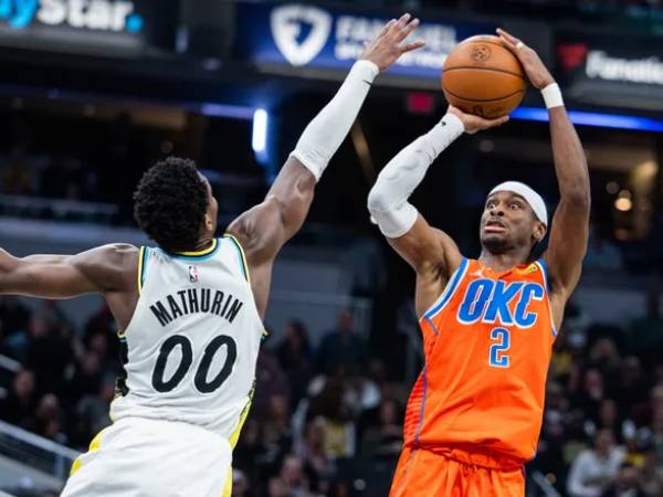 Hasil NBA: Oklahoma City Thunder Kalahkan Indiana Pacers 120-114