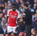 Mikel Arteta Konfirmasi Bukayo Saka Harus Jalani Operasi Hamstring