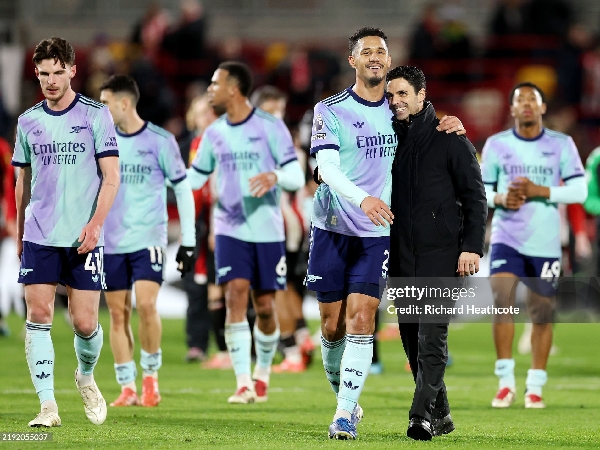 Arsenal meraih kemenangan comeback atas Brentford