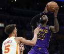 Hasil NBA: Los Angeles Lakers Tundukkan Atlanta Hawks 119-102