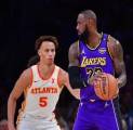 LeBron James Cetak Rekor Usai Lakers Tumbangkan Hawks