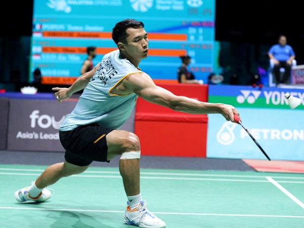 Jonatan Christie akui tak maksimal di Malaysia Open 2025.