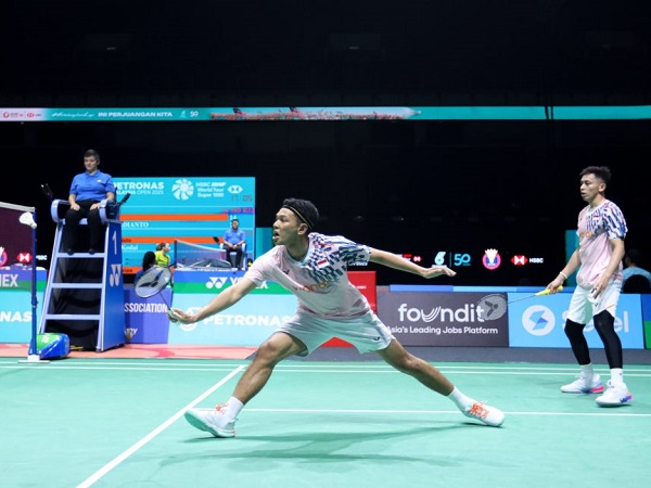 Fajar Alfian komentari kekalahan pahit mereka dari Ong/Teo di Malaysia Open 2025.