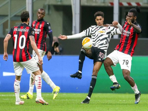 Sepakat meminjamkan Noah Okafor ke RB Leipzig, AC Milan disebut sengaja melakukannya demi memberi ruang bagi Marcus Rashford Januari ini / via Getty Images