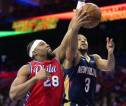 Hasil NBA: New Orleans Pelicans Bungkam Philadelphia 76ers 123-115