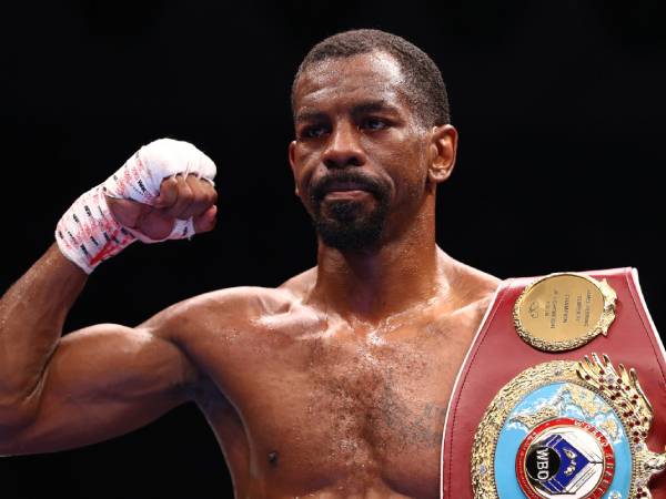 Jamel Herring memenangkan gelar kelas ringan junior WBO pada Mei 2019. (Foto: Fight TV)