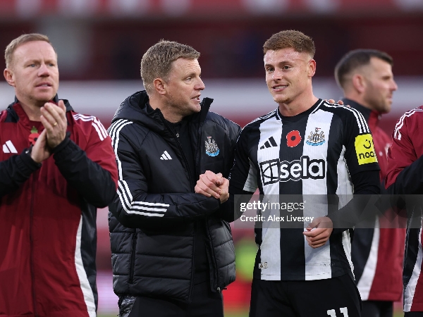 Eddie Howe dan Harvey Barnes