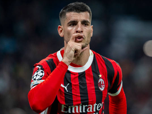 Berlatih Penuh, Alvaro Morata Siap Main di Laga AC Milan vs Girona