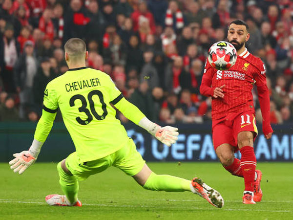 Gol Bersejarah Mohamed Salah Bawa Liverpool Kalahkan Lille 2-1 di Anfield