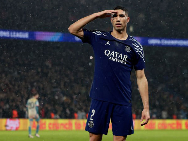 Achraf Hakimi Puji Semangat Juang PSG Saat Kalahkan Manchester City